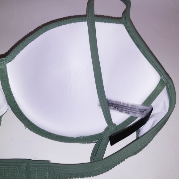 Victoria Secret PINK Swim Bikini XXL Green Push Up High Waist‎ Cheeky Shortie - Picture 14 of 14